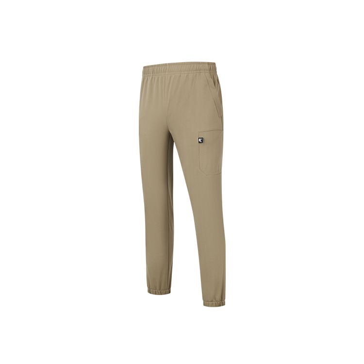 乔丹梭织长裤男2025冬季加绒保暖防风户外休闲运动裤QDFYK3254296