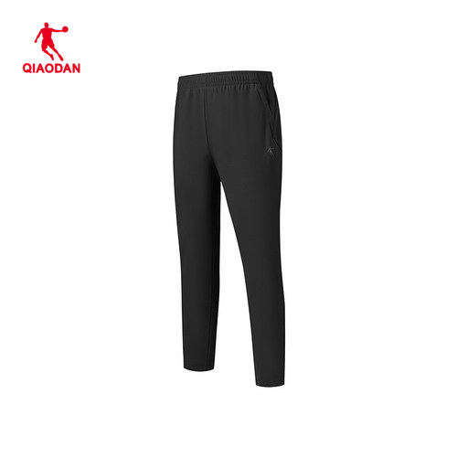 乔丹针织长裤男2025秋季加绒保暖透气综训休闲运动裤QDEKL3244214