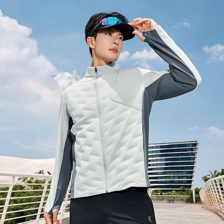 乔丹运动开衫男2025冬季保暖修身跑步薄款梭织外套男QDBSP3254053