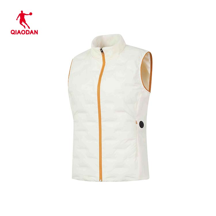 乔丹梭织羽绒马夹保暖防风