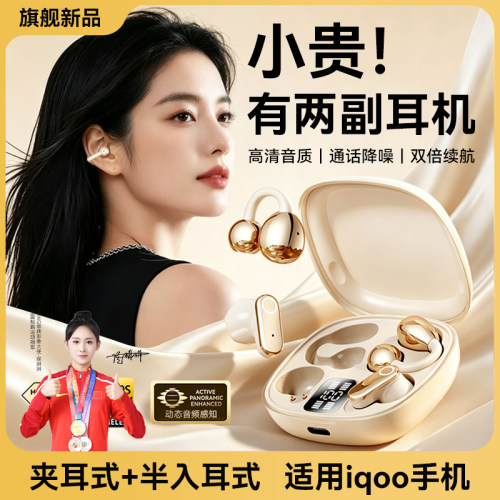 适用iqoo蓝牙耳机两对二合一