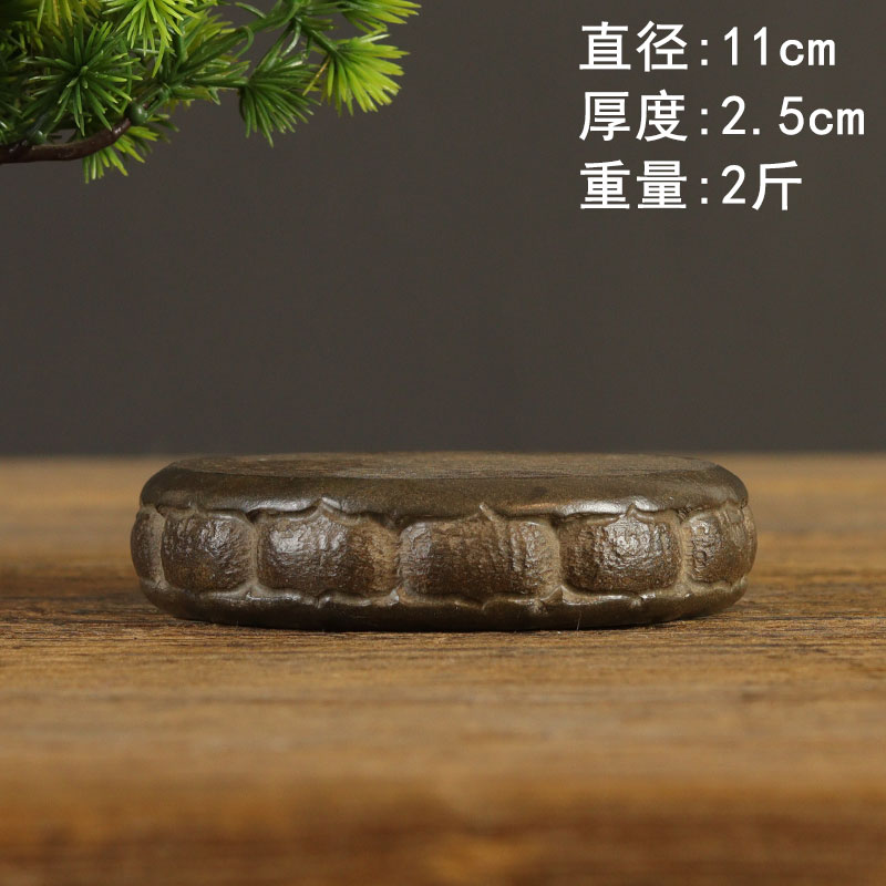 复古浮雕月饼手工打磨石雕