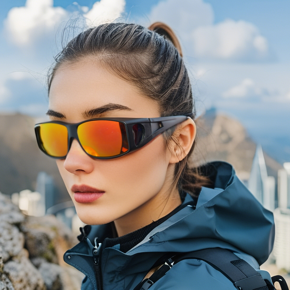 旺泰套镜近视太阳镜偏光户外防风