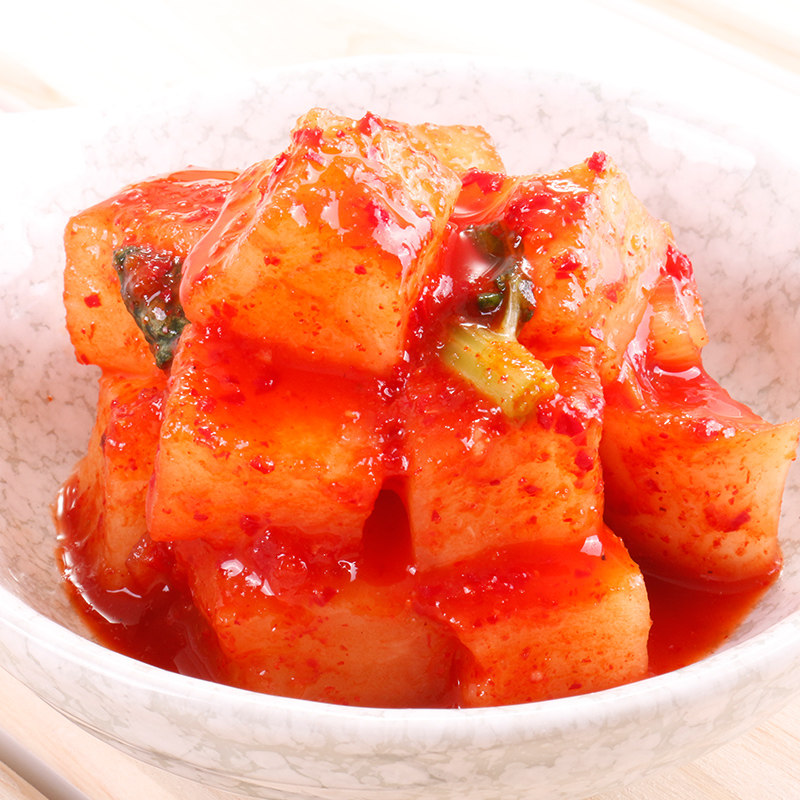 富爸爸泡菜萝卜咸菜韩式风味下饭菜辣小咸菜萝卜甜辣开胃手工腌制