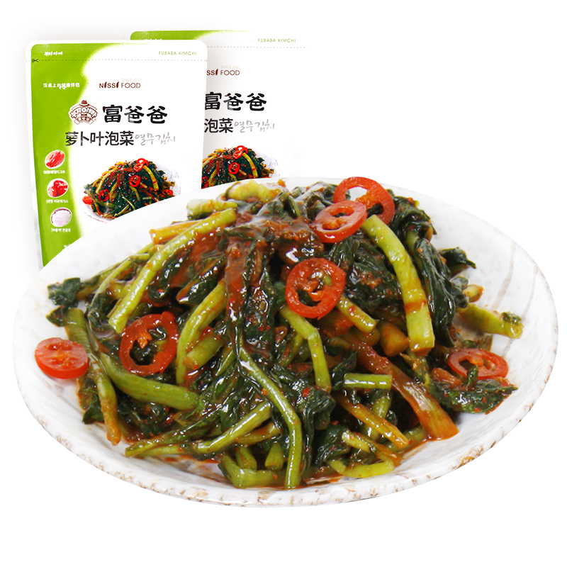富爸爸萝卜叶泡菜360g传统手工