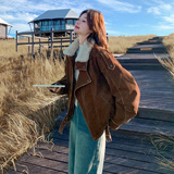 新品现货！植绒牛仔毛领重工派克羽绒服139-25166-P305控458，女装羽绒服，浙宝139