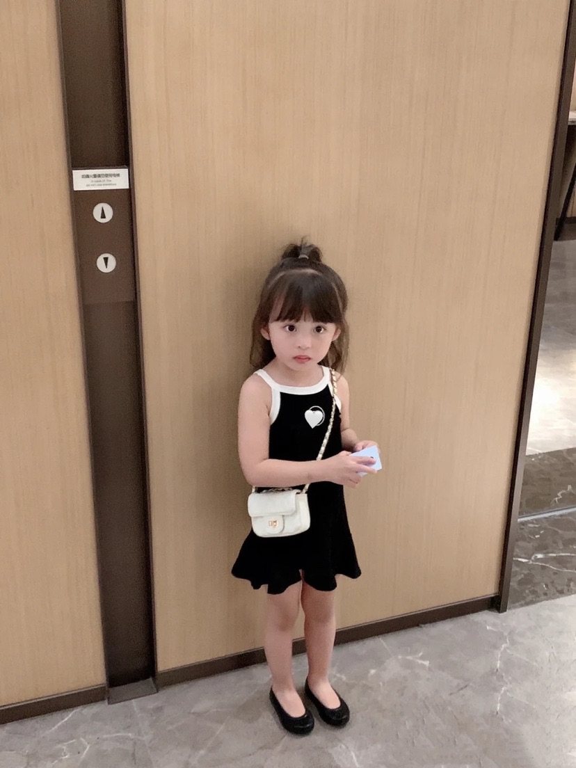 女童裙子夏天洋气网红炸街潮服儿连衣裙