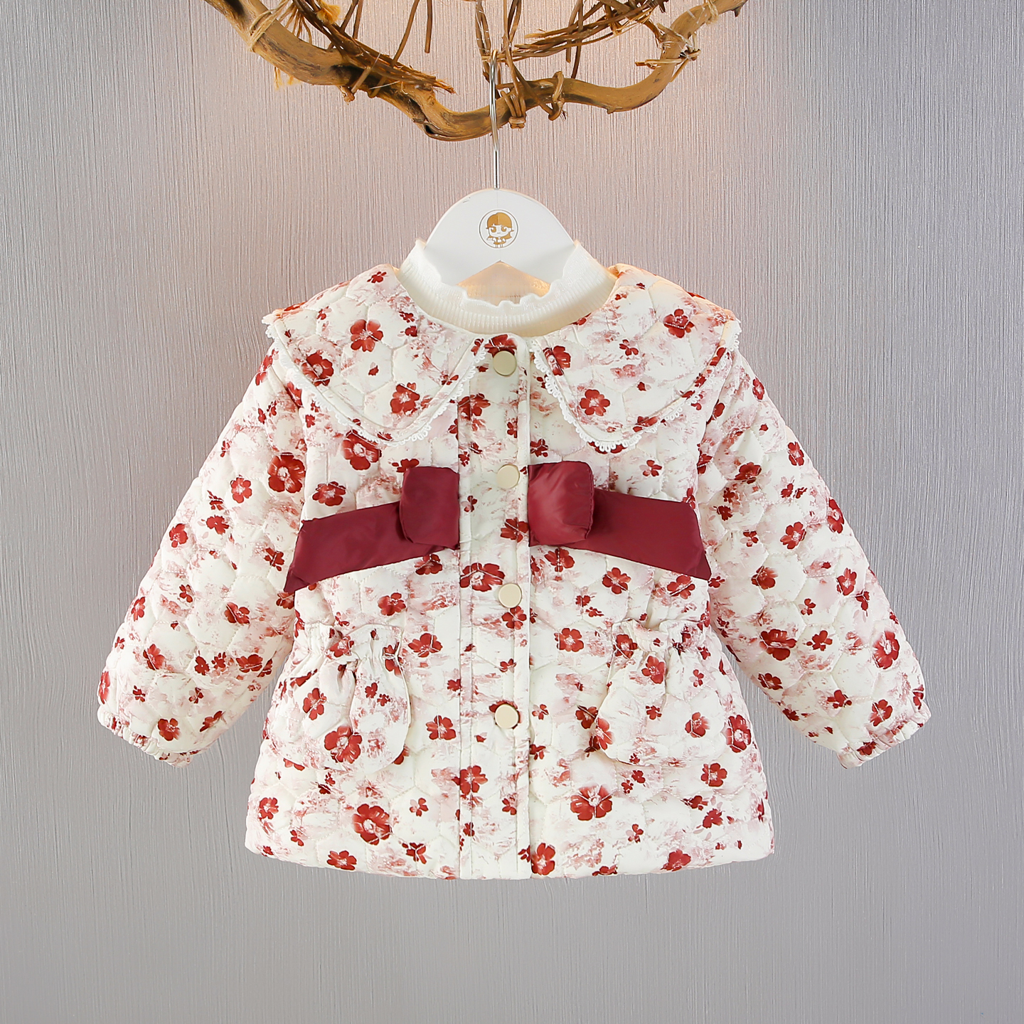 女童棉服外套冬装2025新款