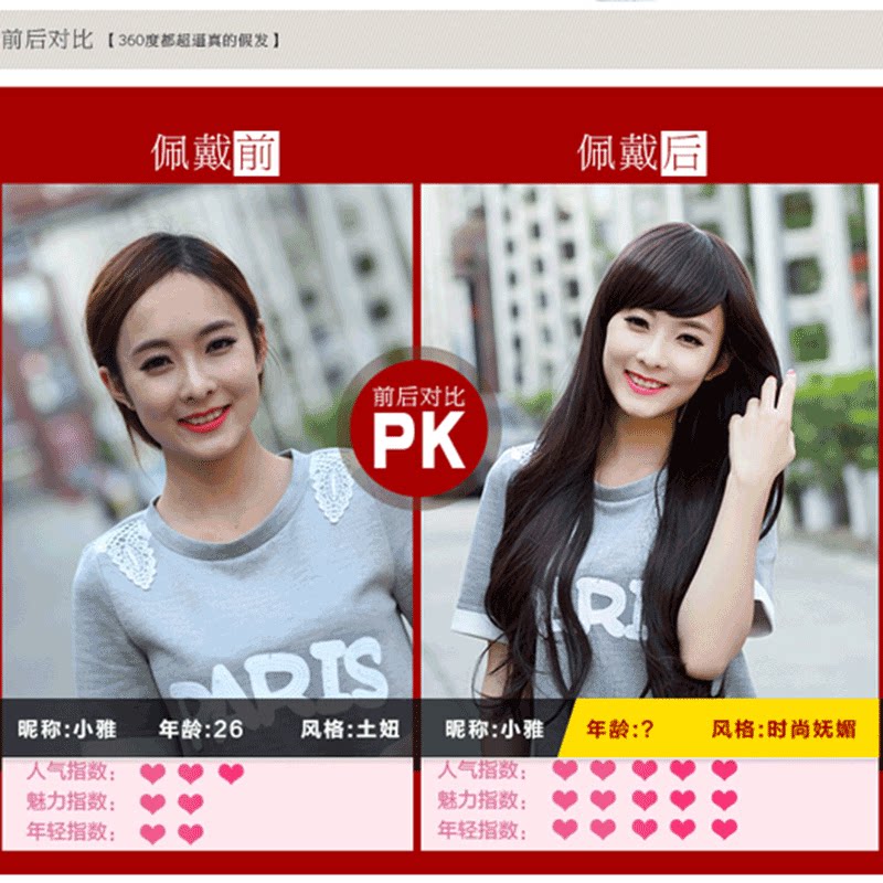 Perruque Les cheveux longs - Ref 2609954 Image 3