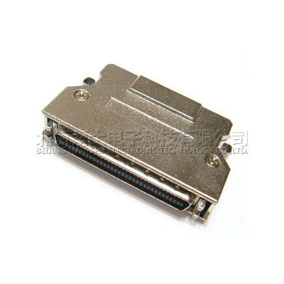 台湾 SCSI 100P MDR 公头 铁壳 金属外壳 焊线式 弹片式 CN型