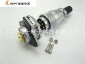 威浦WEIPU航空插头插座WS16 翻盖插座 10芯