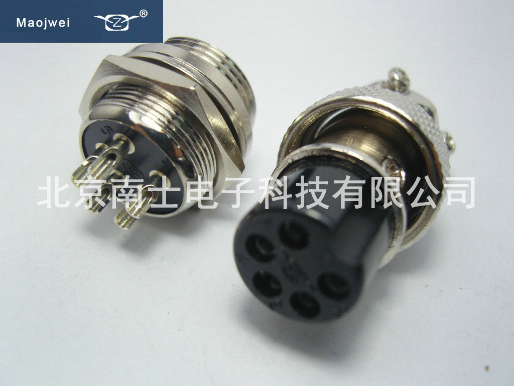 重强16M航空插头插座GX16连接器