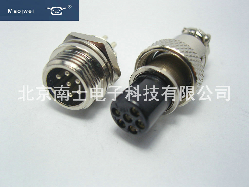 maojwei重强航空插头连接器12M