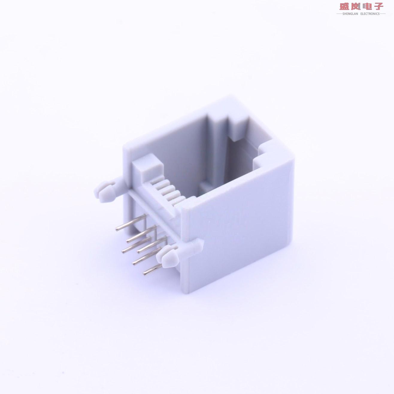 原装正品R-RJ11R06P-A800[RJ11 电话插座 6P6C-无边