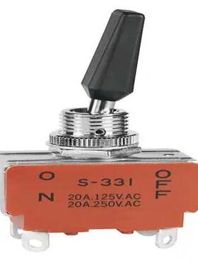 原装正品S331R[拨动 DPST ON-NONE-OFF SOLDER LUG]