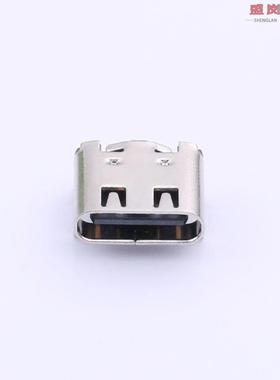 原装正品GT-USB-7010C[TYPE-C 16P母座 前插后贴有柱 U