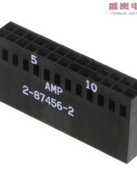 原装正品2-87456-2[CONN HOUSING 26POS .100 DUAL]
