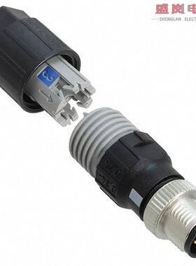 原装正品1521591[CONN PLUG MALE 4POS GOLD IDC]