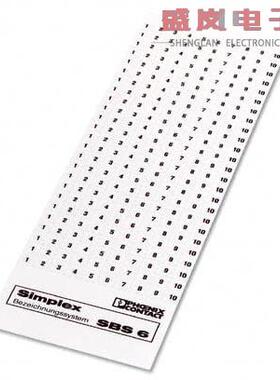 原装正品1007222[MARKING CARD UNPRINTED SIMPLEX]