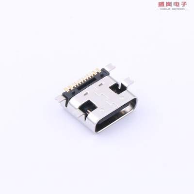 原装正品 GT-USB-7047A[Type-C 母座 卧贴]