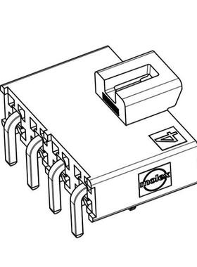 原装正品200241-1215[集管和线壳 Mega-FIT R/A Top La