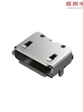 原装正品USB3090-30-A[ A/B SKT,BOTTOM-SMT, R/A, 3]