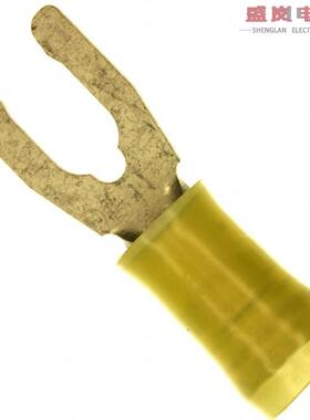 原装正品52432-1[CONN SPADE TERM 10-12AWG #10 YEL]