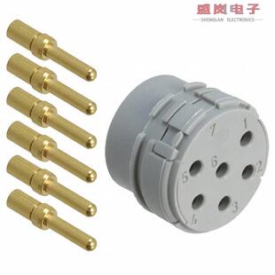 CONN MALE CRIMP 正品 GOLD 1593525 6POS 原装 INSERT