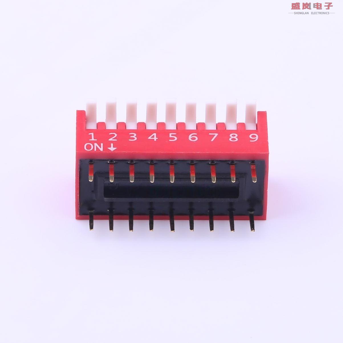 原装正品DPL-09RP[拨码 间距2.54mm 9位 直