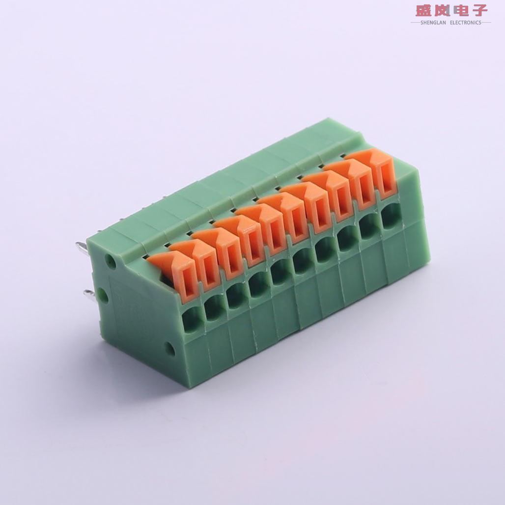 原装正品KF141V-2.54-10P[2.54mm 每排P数:10 铜