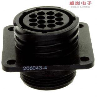 原装正品206043-4[CONN RCPT HSG FMALE 14POS PNL MT]