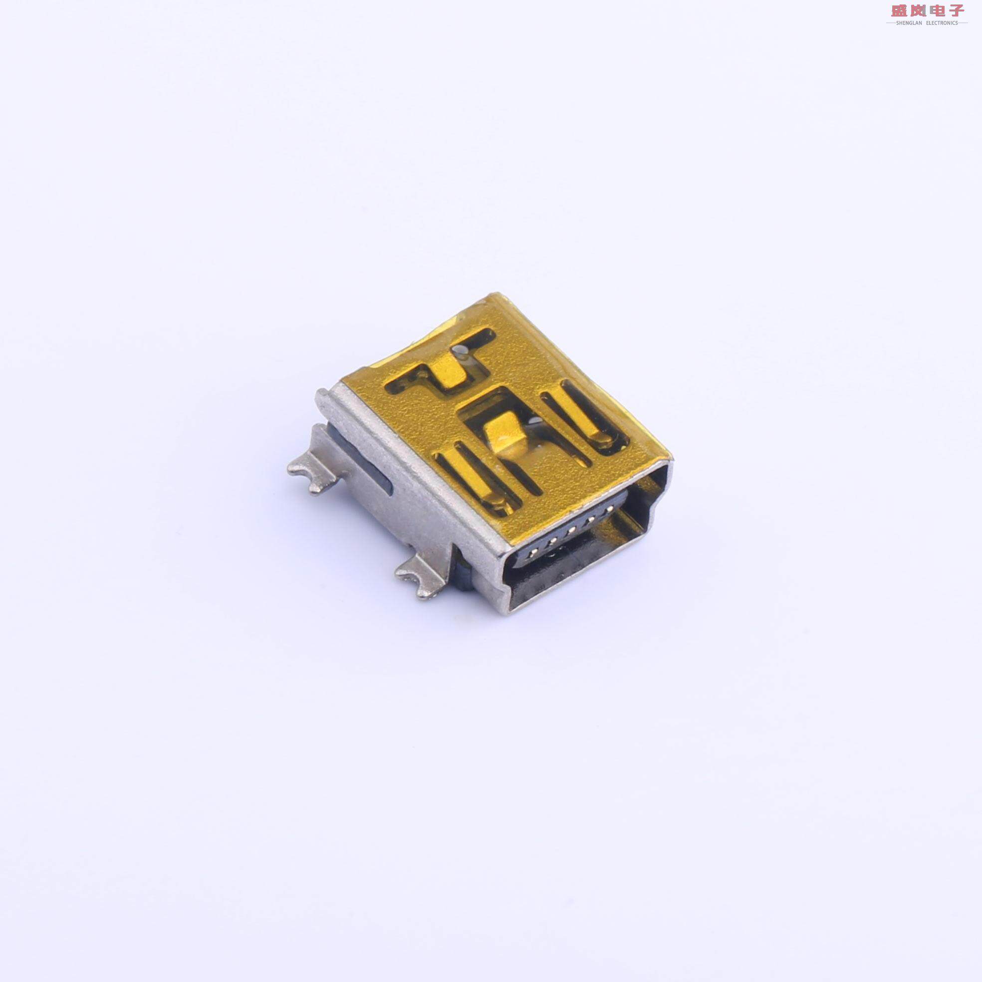 原装正品U213-051N-4BH82[Mini-B 母座 卧贴 长9.2MM铜壳]