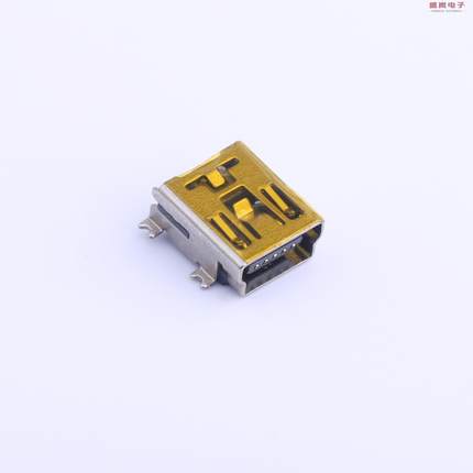 原装正品U213-051N-4BH82[Mini-B 母座 卧贴 长9.2MM铜壳]