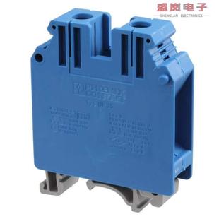 CONN FEED THR BLK 3008025 TERM 18AWG 原装 正品