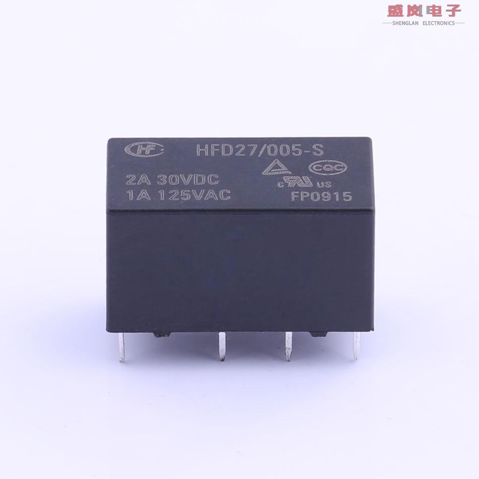 原装正品HFD27/005-S[信号继电器 双刀双掷 DPDT 5VD