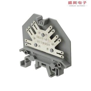 CONN TERM GRAY 正品 THROUGH 2017224 FEED 原装 BLK