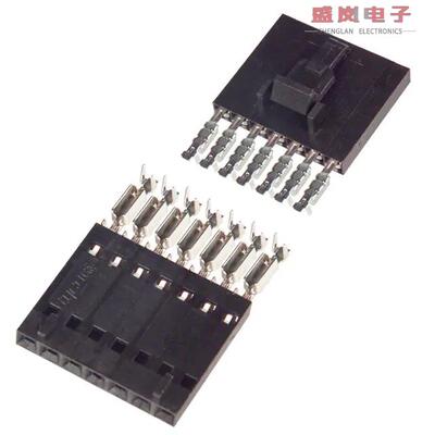 原装正品5-103958-6[CONN RCPT 7POS IDC 22-26AWG GOLD]