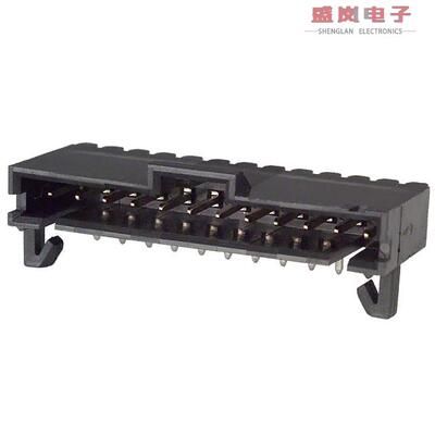 原装正品6-103904-1[CONN HEADER R/A 12POS 2.54MM]