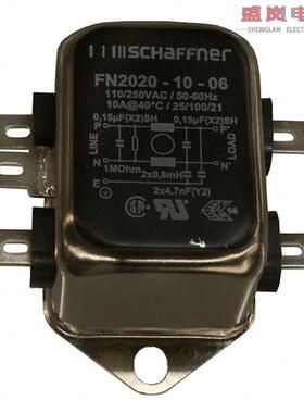 原装正品FN2020-10-06[LINE FILTER 250VAC 10A CHASS MNT]