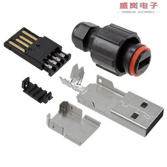 原装正品1954637-1[CONN PLUG USB2.0 TYPEA 4POS SLD]
