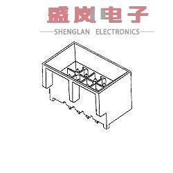 0601 集管和线壳 tin 正品 44432 RECPT 原装 VERT