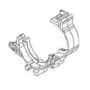 原装正品12146493[汽车 CONDUIT CLIP ROSEBUD 6