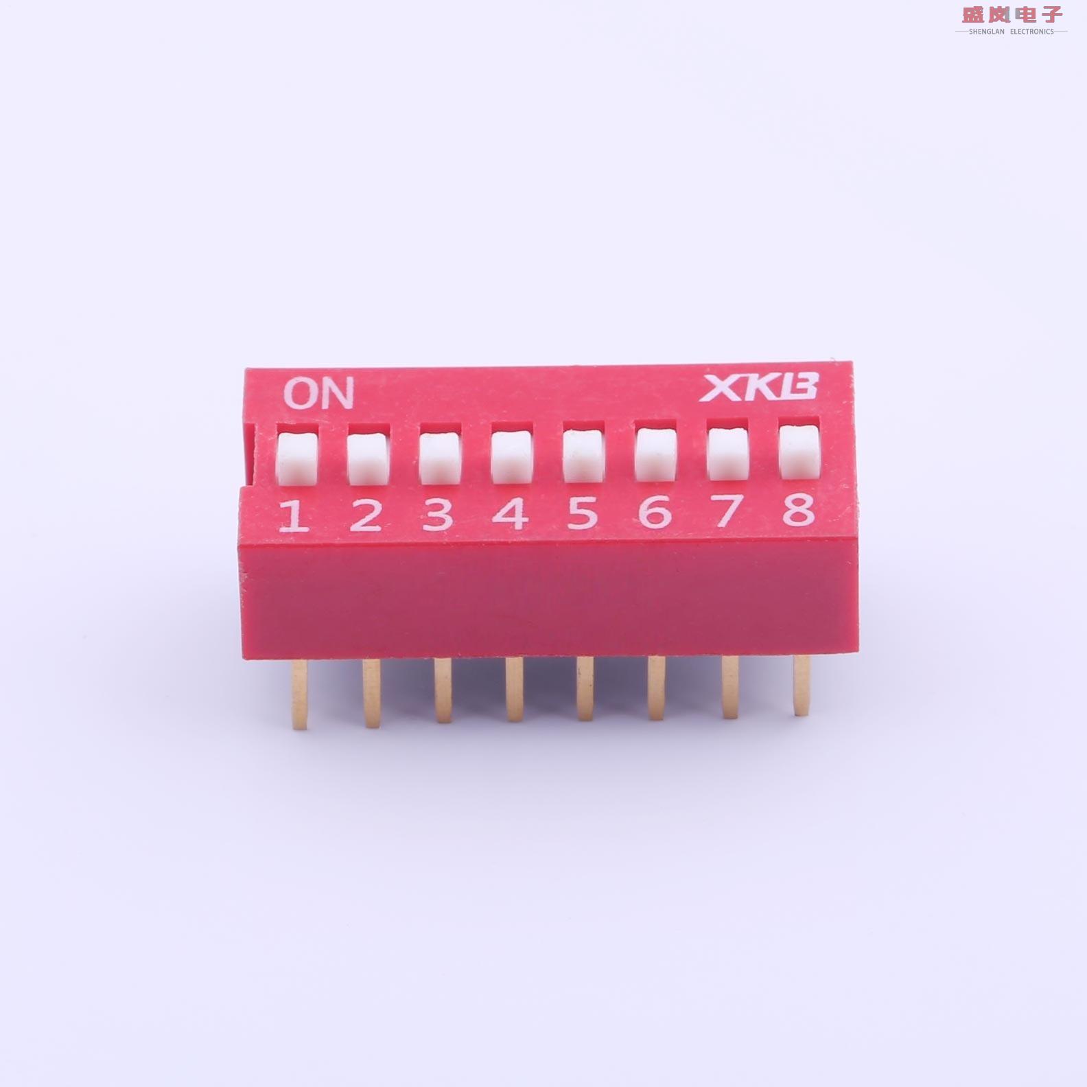 原装正品DS-08RP[180度2.54mm 8位]