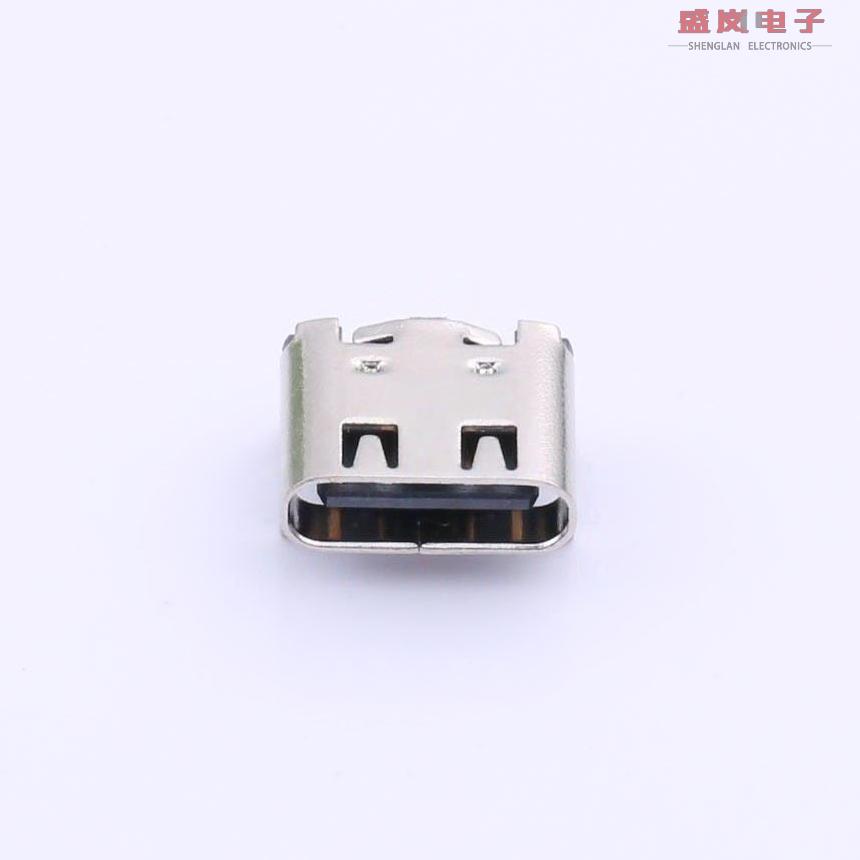 原装正品GT-USB-7010C[TYPE-C 16P母座 前插后贴有柱 U