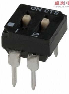 原装正品209-2LPST[SWITCH SLIDE DIP SPST 100MA 20V]