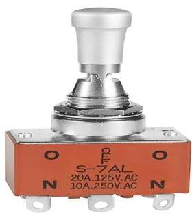 原装正品S7AL[拨动 DPDT ON-OFF-ON MED SOLDER LUG]