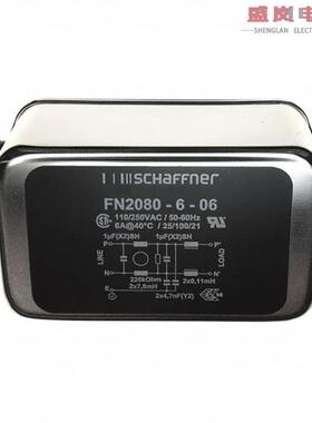 原装正品FN2080-6-06[LINE FILTER 110/250VAC 6A CHAS]