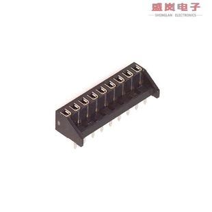 9POS 原裝 2.54DSA TIN RCPT MDF7 正品 CONN 0.1