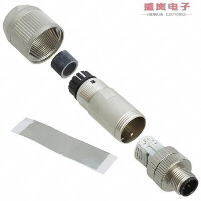 原装正品1543223[CONN PLUG MALE 4POS GOLD IDC]