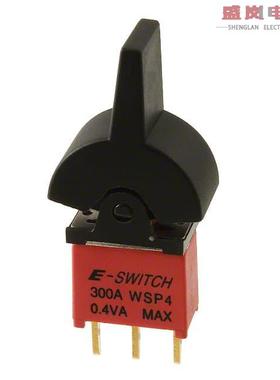原装正品300AWSP4J2BLKM2RE[SWITCH ROCKER SPDT 0.4VA